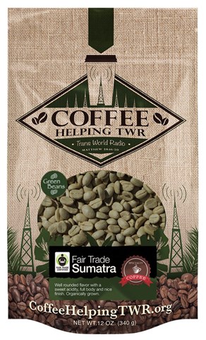 Green Beans 1.5lb Bag: Sumatra Fair Trade Origin