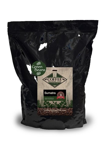 Green Beans 10lb Bag: Sumatra Fair Trade Origin